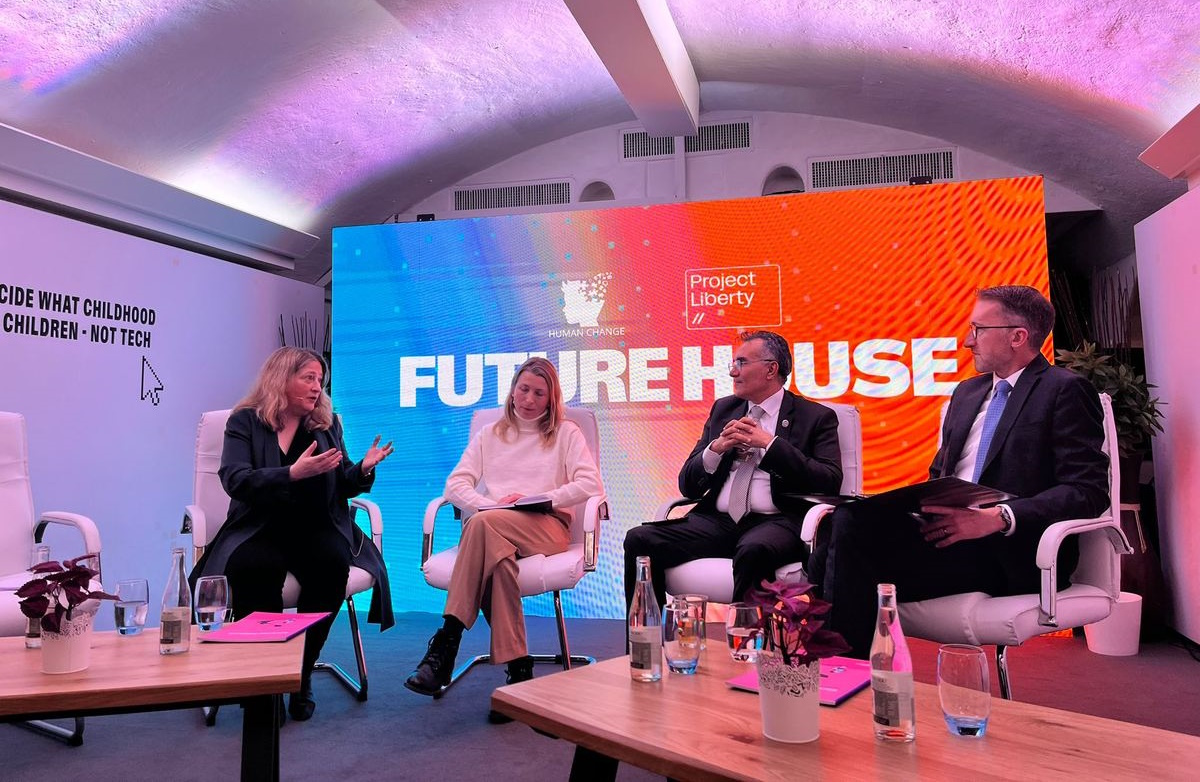 World Economic Forum panel at Future House, Davos